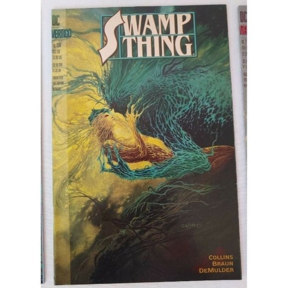 DC Comics Swamp Thing Issues #135-137 Vintage Comic Book Lot 1993 Vertigo Lot - Picture 5 of 9